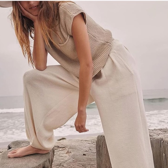 FREE PEOPLE Free-est Freya Short Sleeve
Sweater & Pants Set - Picture 3 of 17